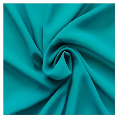 Produktbild von Polyester Chiffon Stoff - Meterware, Farbe Petrol - zum Nähen von Bekleidung, Schleiern und Dekorationen