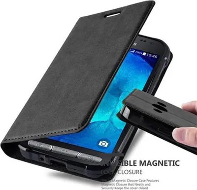 Obrázek produktu pro Cadorabo pouzdro pro Samsung Galaxy XCover 3 Protective Case in Black Pouzdro na mobilní telefon s magnetickým zavíráním