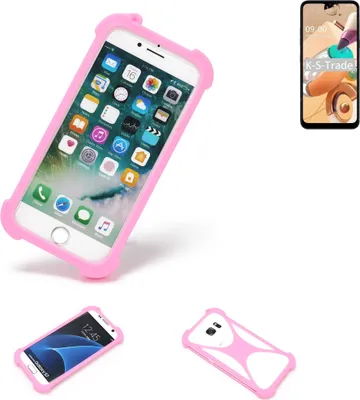 Produktbild von K-S-Trade Handy Hülle kompatibel mit LG Electronics K41S Schutz Hülle Bumper Silikon Schutz Hülle Cover Case Silikoncase Silikonbumper TPU Softcase