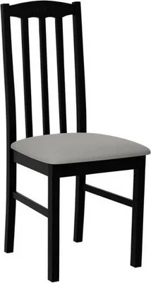 Immagine prodotto di Sedia da pranzo imbottita EDON 12 - nero / grigio