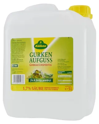 Produktbild von Kühne Gurken Aufguss 1,7% Säure 5L
