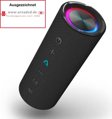 Produktbild von LAMAX Sounder2 Play, Bluetooth-Lautsprecher, hält bis zu 24 Stunden, Leistung 24 W, Bluetooth 5.3, wasserdicht IP67, Kopplung von 2 Lautsprechern
