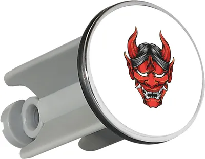 Produktbild von Huuraa Waschbeckenstöpsel Oni Yōkai Japanische Mythologie 4cm höhenverstellbar Abflussstopfen Geschenkidee