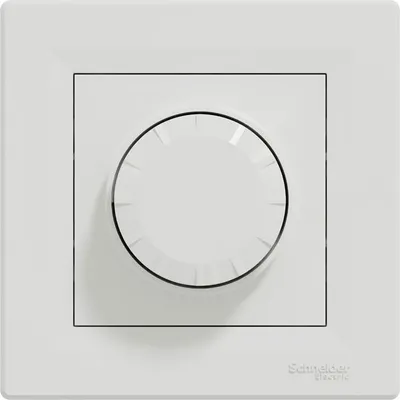 Obrázok produktu pre Stmievač otočný LED č.6 SCHNEIDER ASFORA EPH6800121 biely (pre led žiarovky)