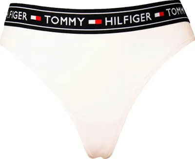 Zdjęcie produktu dla TOMMY HILFIGER stringi damskie z widocznym elastycznym logo artykuł z czystej bawełny XW0XW02438, TOG Jasnoróżowy, XL, 100% Bawełna