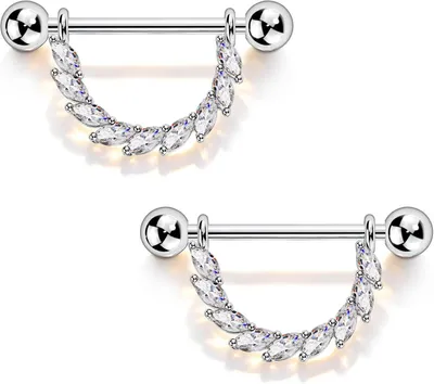 Imagen del producto de Joyería para piercings, plata, tamaño estándar, ideal para el uso diario
