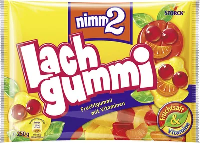Obrázek produktu pro Storck nimm2 Lachgummi ovocná žvýkačka s vitamíny a šťávou 250g