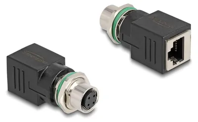 Immagine prodotto di Adattatore di rete Delock - M12 (4 pin) (femmina)
