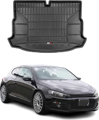 Immagine prodotto di OMAC rivestimento del bagagliaio in gomma per VW Scirocco 2007-2017 rivestimento del bagagliaio in TPE nero