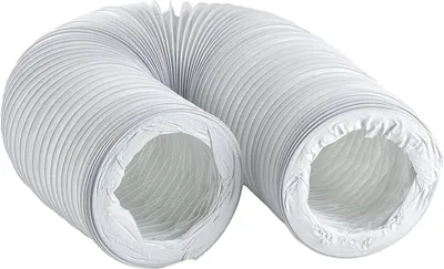 Imagen del producto de Manguera de PVC flexible para desagüe, de 125 mm de diámetro y 6 metros de longitud, para sistemas de conductos de aire