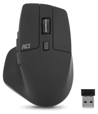 Obrázek produktu pro ACT AC5146, Pro praváky, RF bezdrátové + Bluetooth, 2400 DPI, Černá