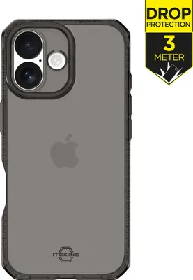 Produktbild von ITSKINS Level 2 SpectrumClear R iPhone 17 Hülle Flexibles TPU Backcover Stoßfest - Smoke