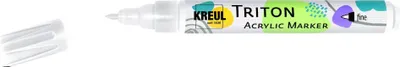 Obrázek produktu pro KREUL 17617 KREUL akrylový popisovač TRITON Akrylový popisovač jemný, bílý