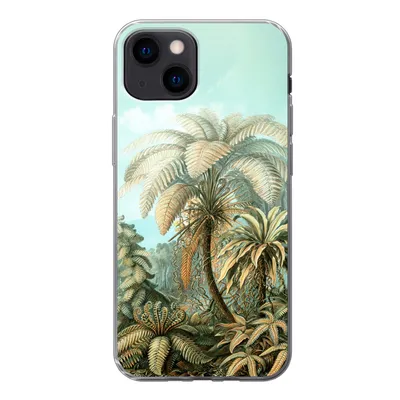 Produktbild von MuchoWow® Handyhülle Schutzhülle Hülle für iPhone 13 mini Filicinae - Haeckel - Alte Meister Silikon Softcase Handy Hülle - Softcase
