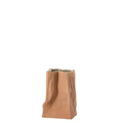 Produktbild von Rosenthal Do not litter Tütenvase hellbraun 14 cm