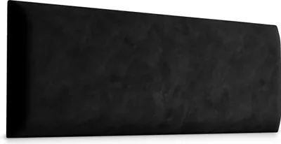 Produktbild von Muralo Polsterpaneel WANDKISSEN Wandpolster Bettkopfteil Wandpaneel Schwarz 90 cm x 30 cm