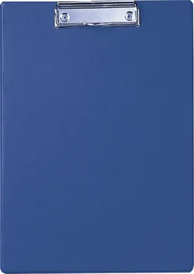 Produktbild von Schreibplatte A4 mit Folienüberzug blau Packung mit 12 Stück