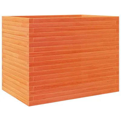 Obrázek produktu pro vidaXL květináč vosk hnědý 90x60x68,5 cm masivní borovicové dřevo