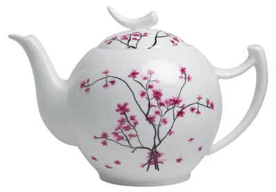 Produktbild von Teekanne CHERRY BLOSSOM weiß mit Kirschblüten 1,5 Liter Bone China TeaLogic