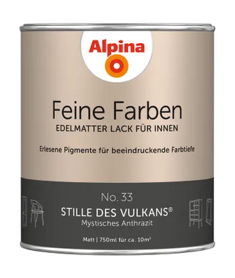 Produktbild von Alpina Feine Farben Lack Stille des Vulkans mystisches anthrazit 750 ml