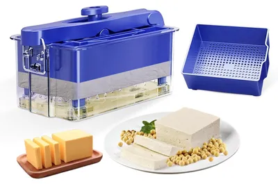Produktbild von Tofu Presse - Entfernt Wasser Schnell - Seidige/Feste Tofu - Langlebig - Einfach Zu Reinigen - Perfekte Textur - Tofu Maker