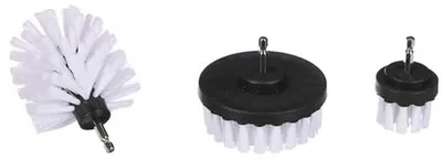 Image de Kit de brosses de nettoyage pour outils - 3 pièces pour la voiture et la maison