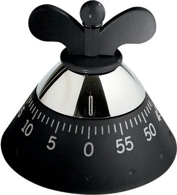 Image de Alessi A09 B Küchen-Timer Schwarz (A09 B)