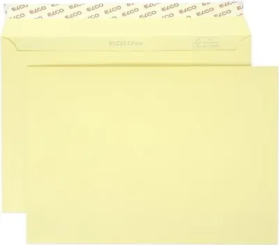 Produktbild von Briefumschläge Color C5 hellchamois Haftklebung Papier 100 g/qm VE=25 Stück