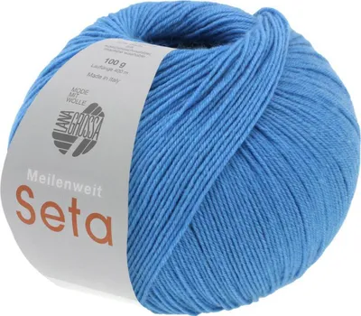 Produktbild von Lana Grossa - Meilenweit 100g Seta 0031 blau