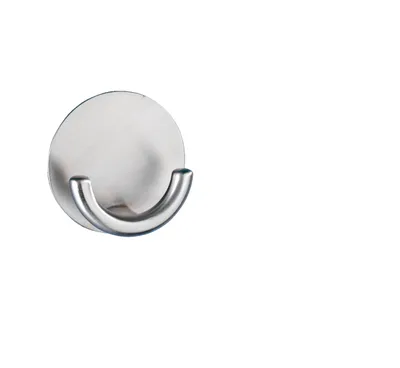 A single metal hook against a white background.