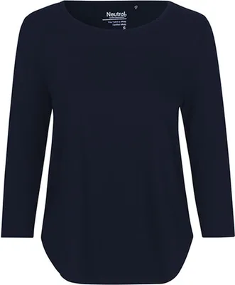 Immagine prodotto di Neutral O81006 | Maglietta donna con maniche a tre quarti - Maniche a 3/4 - Colore: Navy - Taglia: S