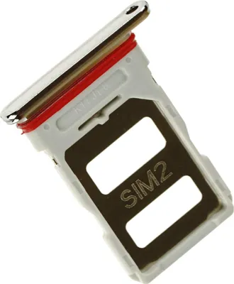 Produktbild von Simkarten Halter für Xiaomi Poco F3, Silber
