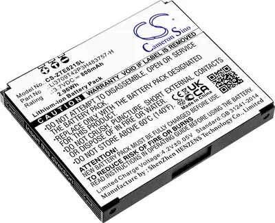 Produktbild von TECHTEK Akku Kompatibel mit [ZTE] E821 Ersetzt Li3709T42P3H483757-H