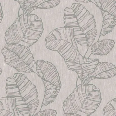 Produktbild von Rasch Vliestapete Color Your Life 822625 Botanical Dschungel Tapete 10.05 x 0.53 m Grau Wohnen Schlafen Küche Flur Eingangsbereich