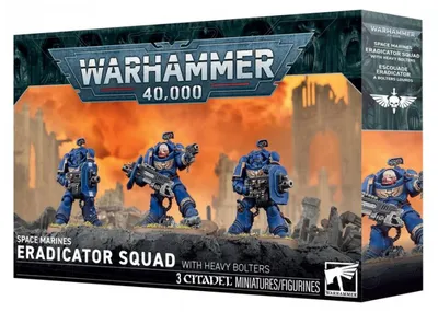 Zdjęcie produktu dla W40k: Space Marines - Eradicator Squad with Heavy Bolters (3 figurki)