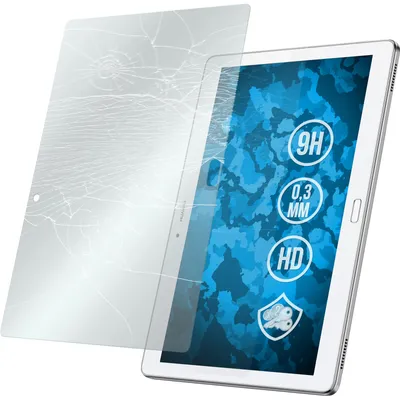 Produktbild von 2er-Pack PhoneNatic Glas-Folie klar  kompatibel mit Huawei MediaPad M2 10.0 - Panzerglas für MediaPad M2 10.0