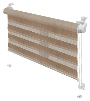 Zdjęcie produktu dla Rolety Podwójne Klasyczne Gardinia 57X150 Cm. Kapućino