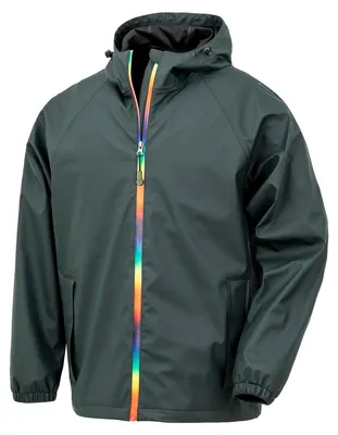 Produktbild von Result Genuine Recycled - Jacke, wasserfest für Herren FK2920 (XXL) (Schwarzoliv)