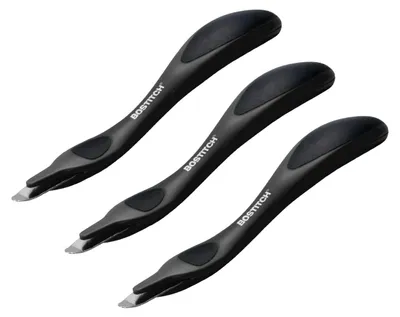 Image de Détache-agrafes Bostitch Office Easy, embout magnétique, lot de 3 (4M-BLK)