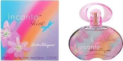 A product shot of a perfume bottle and its packaging.
