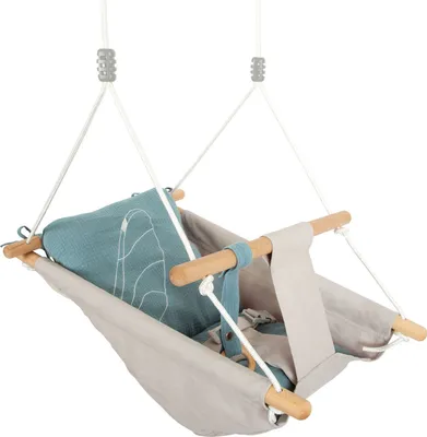 Zdjęcie produktu dla Small foot 12327, Bujanka dla niemowląt, Wewnętrzna, 30 kg, Tkanina, Tkanina, Drewno
