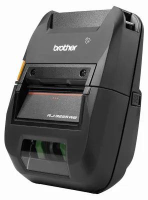 Produktbild von Brother RJ-3255WB-L, Thermodirekt, 203 x 203 DPI, 127 mm/sek, Verkabelt & Kabellos, Schwarz