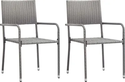 Obrázek produktu pro vidaXL 3dílný zahradní jídelní set Grey