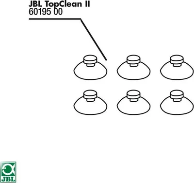 Produktbild von JBL Ersatzteil 6x Sauger TopClean/BabyHome