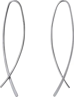 Produktbild von Creolen aus Sterling-Silber 925 im eleganten Design für Damen aus Sterlingsilber Kreole