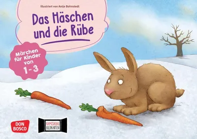 Produktbild von Das Häschen und die Rübe. Kamishibai Bildkartenset
