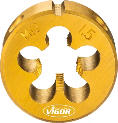 Produktbild von VIGOR Schneideisen M12 x 1,5 TIN V7181-2