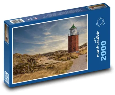 Produktbild von martinpuzzle - Puzzle 2000 Teile - Küstenleuchtturm