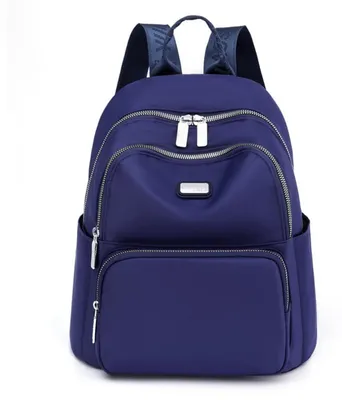 Image de Sac à dos pour femmes, petit, idéal pour la ville, léger, imperméable, couleur saphir