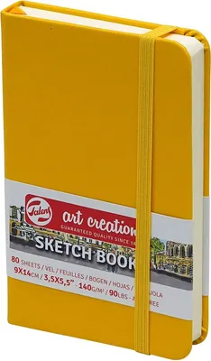 Immagine prodotto di Royal Talens9314111M ROYAL TALENS Quaderno per schizzi Art Creation, 90 x 140 mm, giallo